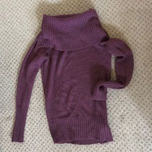 JCrew Cow neck sweater